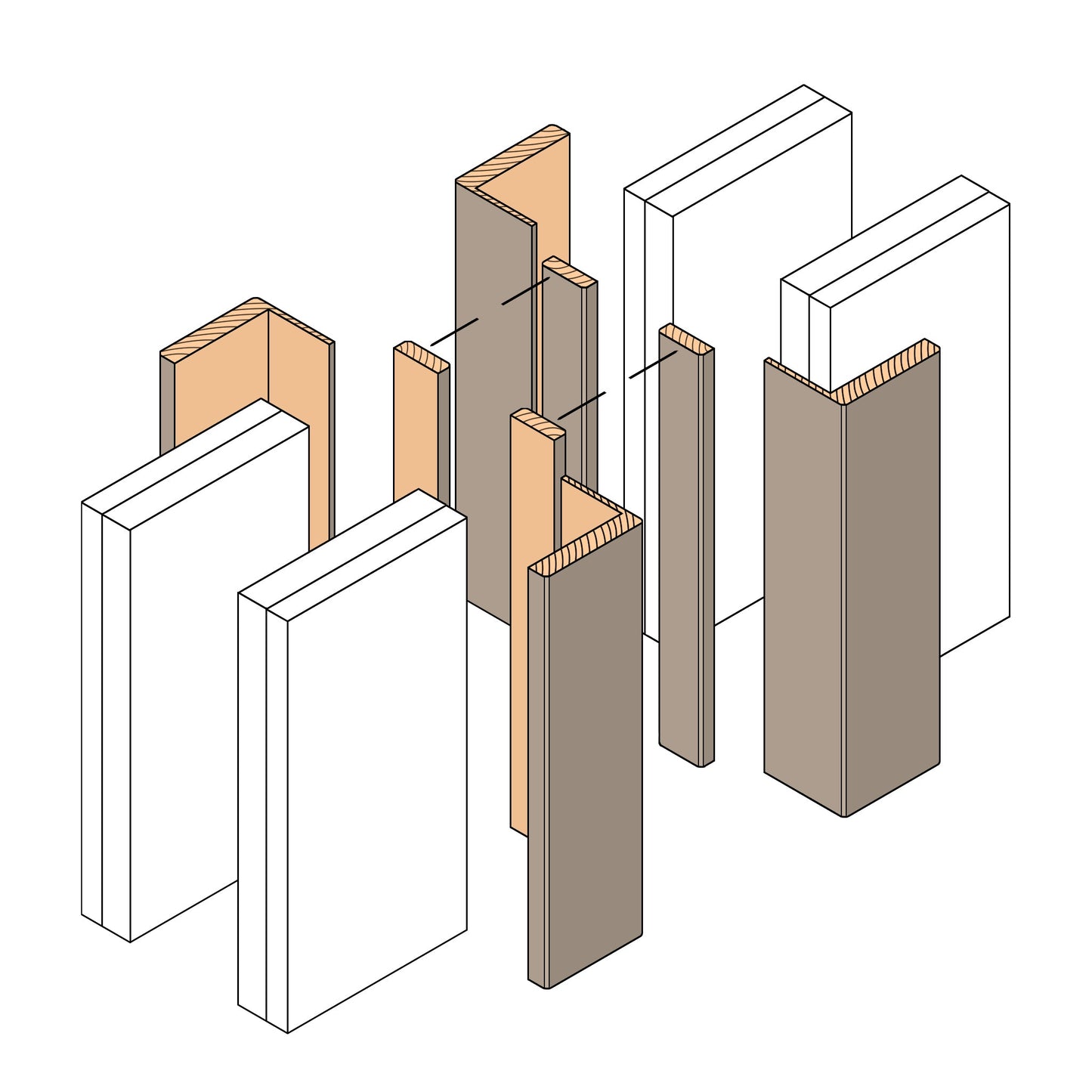 Pocket Door Frame XPF-05 Double