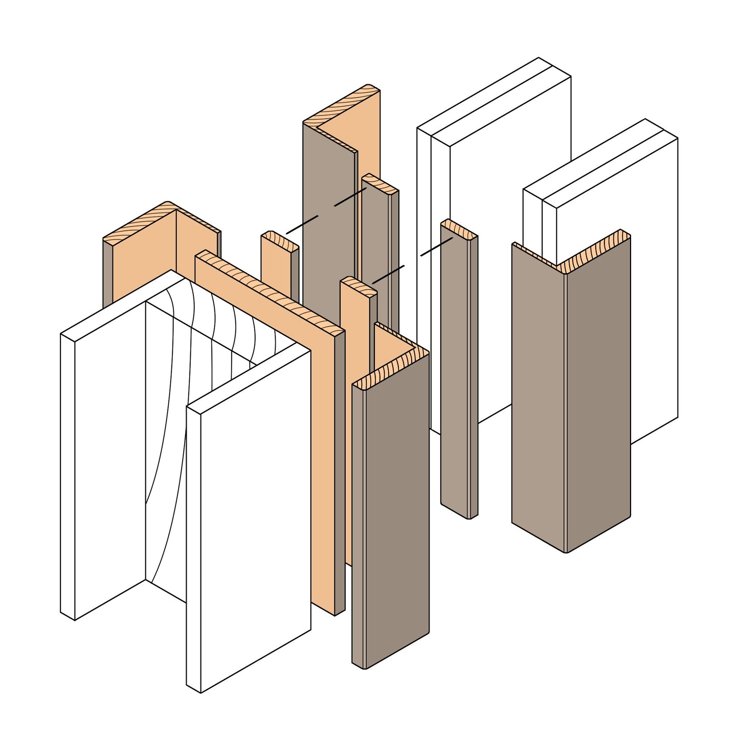 Pocket Door Frame XPF-05 Single