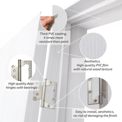 European Adjustable Door Frame XTM - 01 - Double for 2" x 4" wall