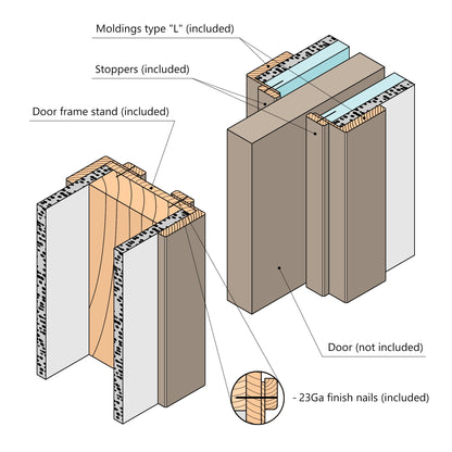Pocket Door Frame XPF-01 Single